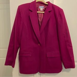Pendleton Fuchsia Blazer and skirt suit set